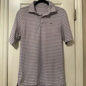 Vineyard Vines Short Sleeve Light Purple Polo Men Size XS